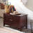 Ajwad 36"W Cottage Beach House Design Wall Mounted Coat Rack and Cabinet Bench Set with Storage-690516562