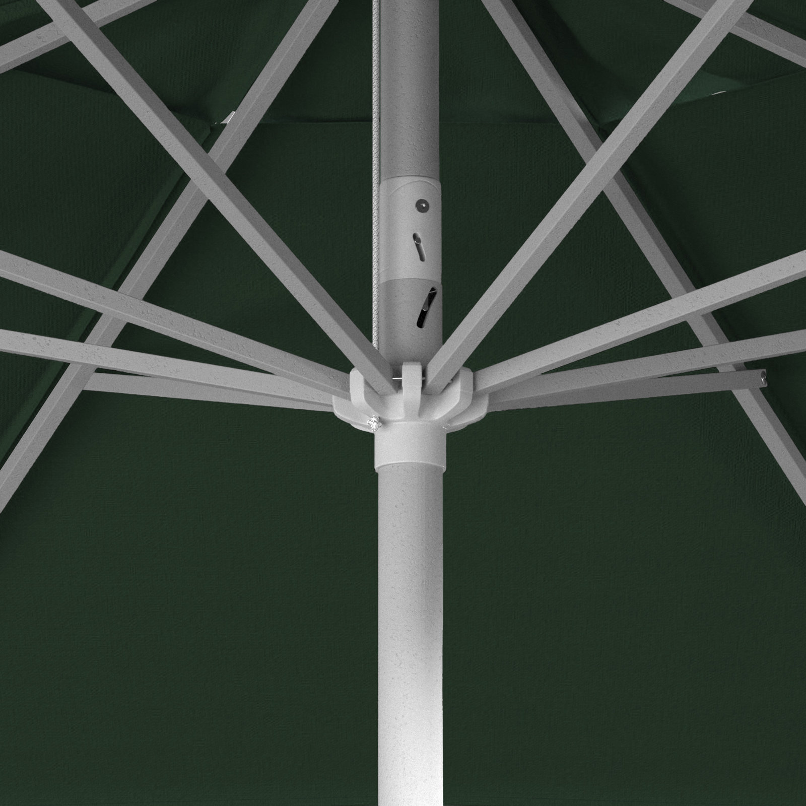 Kenne Sunbrella® Umbrella, 90" W x 90" D, Canvas Forest Green Sunbrella® Canvas