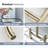 15" Stainless Steel Bridge Kitchen Sink Faucet with Side Sprayer-73223061-139381449