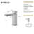 Bothwa Home 7.11" CUPC Certified Single Handle Bathroom Sink Faucet (Chrome Finish)-117992753
