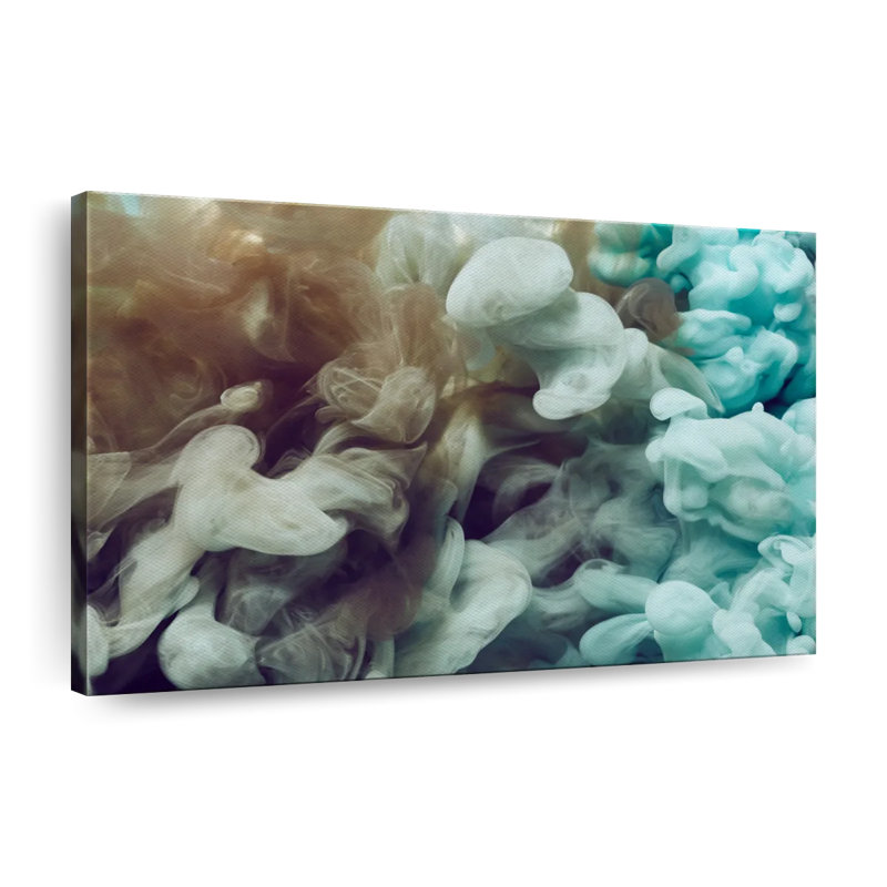 «Abstract Smoke», reproduction sur toile, H 8 po x l 12 po x P 1 po