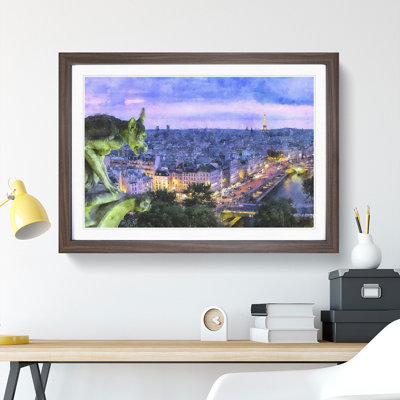 Paris Skyline Vol.2 - Framed Print