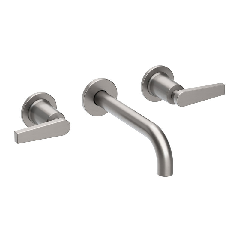 Dorrance Wall Mount Bathroom Faucet, Stainless Steel
