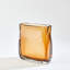 Vase rectangulaire doux - ambre foncé