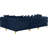 Izara Velvet L-Shaped Sectional Reversible-82749476