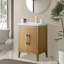 Meuble-lavabo simple 24 po avec plateau en céramique Chambery-119156864-94426580-94564322