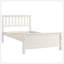 Lit plateforme simple en bois avec tête de lit, pied de lit et lattes en bois-1289953243