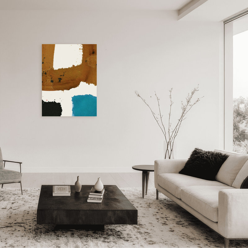 Abstract Off Track, 24" H x 16" W x 1.5" D, Wrapped Canvas, Does Not Apply