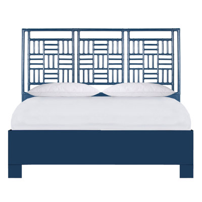 Finn Queen Bed, Pool Blue