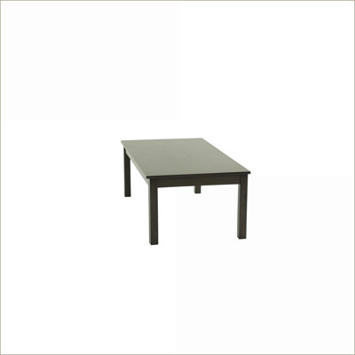 3 tiroirs peu encombrants - blanc et amp; Table basse noire, pièce décorative polyvalente pour le salon / chambre à coucher