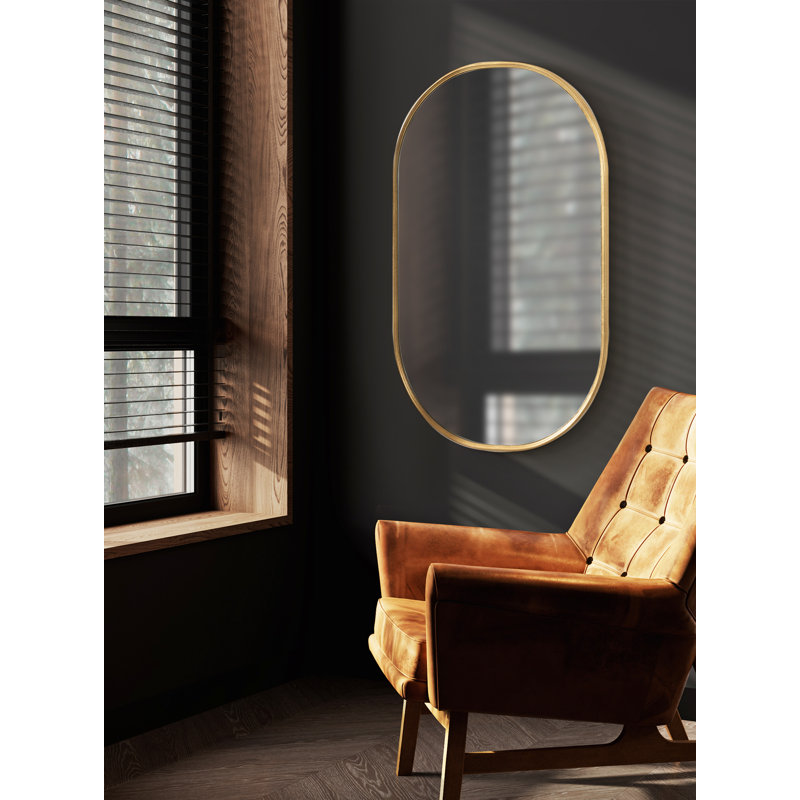 Dashiya Mirror, Gold, 24" x 34"