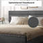 Grand lit avec tête de lit Candler-412593816-412593831