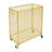 Mesh Hamper Laundry Basket Cart With Wheels-1986013181