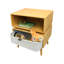 Knott 45cm W Solid Wood Bedside Table