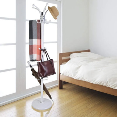 Amogha Freestanding 15 - Hook Coat Rack