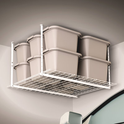 HyLoft Overhead Storage System, Ceiling Mounted Garage Organization Rack