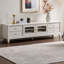 Meuble télé simple style buis blanc-939244960
