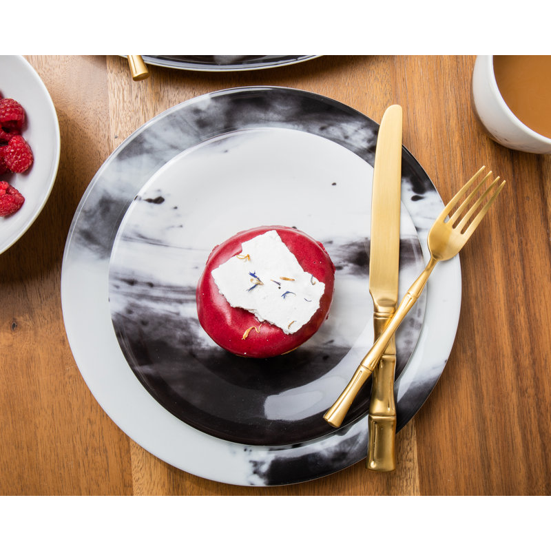 Felice 3 Piece Porcelain China Dinnerware Set
