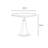 Nut-brown Round Solid Wood Dining table-1452377830