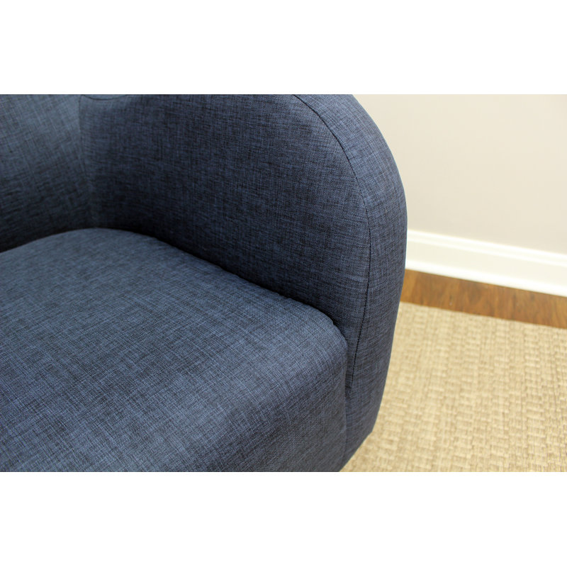 Fauteuil de 30,5 po de large Reider, Tissage de performance bleu marine Jitterbug
