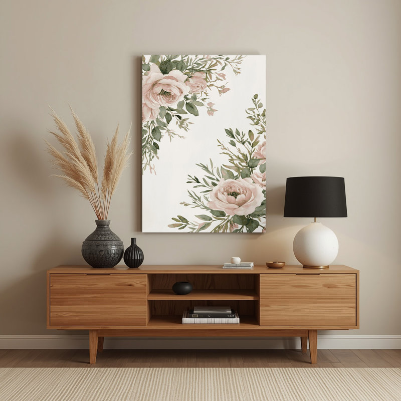 Aquarelle, art mural en métal blanc 9, H 14 po x l 11 po