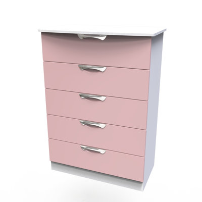 Bhodhini 77cm W 5 - Drawer Chest of Drawers