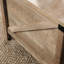 Table basse à plateau relevable, brun, rangement caché, tablettes ouvertes, fini tout autour, placement polyvalent à finition brune, compartiment,
