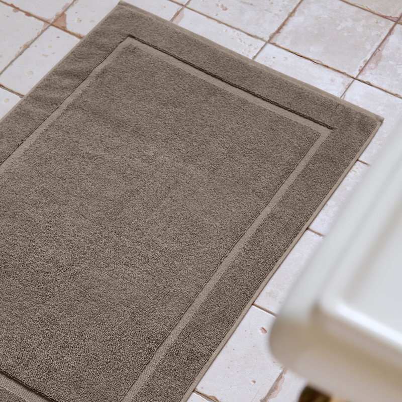 Renaissance Towelling Bath Mat, Mink