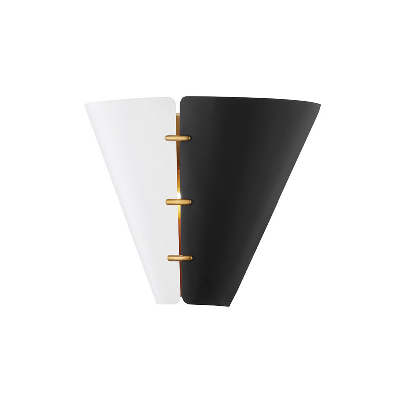 Split 2 - Light Aged Brass, 6.5" H x 15" W x 4" D