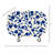 Olivia Dusty Blue Plate-73297873