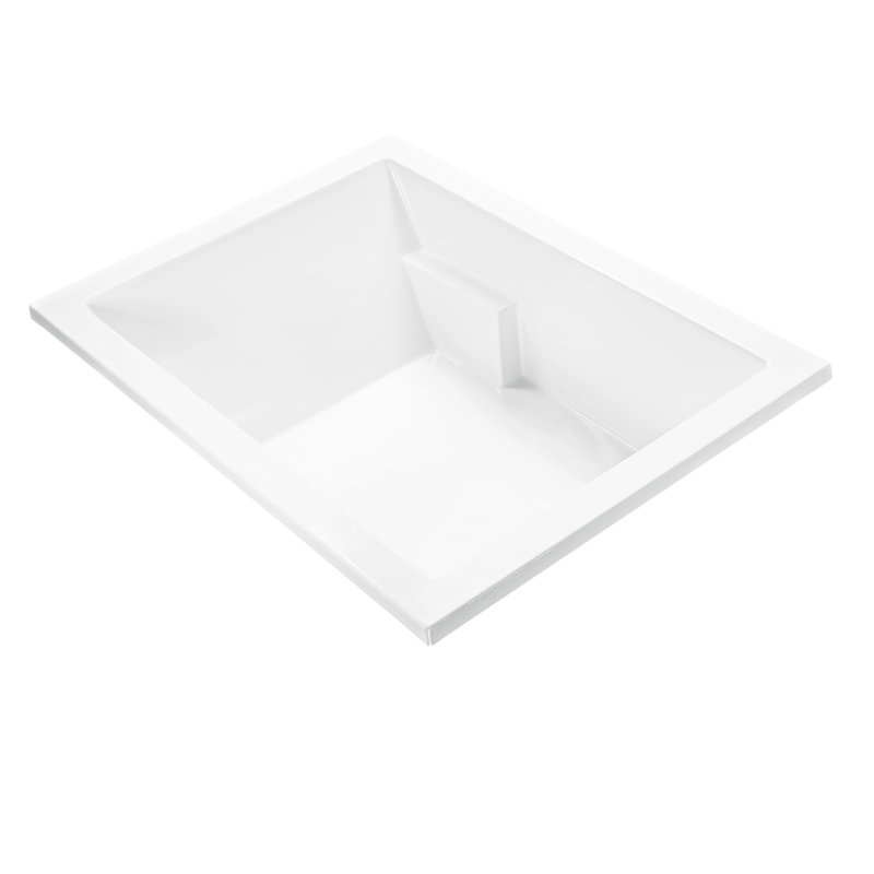 MTI Solutions 9 66.75" Whirlpool Bathtub, White