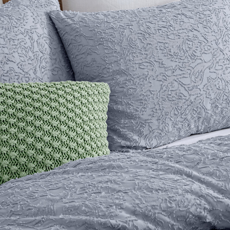 Sage Crochet Knit 20" x 20" Decorative Pillow