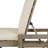 2-Piece Gray Acacia Wood Chaise Lounge Set, 5-Gear Adjustable Curved Backrest, Heavy-Duty Patio Reclining Chairs For Garden & Deck-505054660