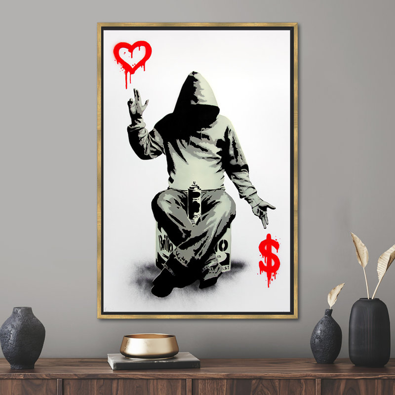 Print on Canvas, Gold Floater Framed, 20 cm H x 30 cm W