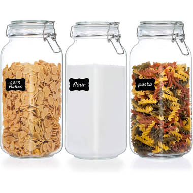 kitchentoolz Smell Proof Jar Glass Container With Airtight Metal