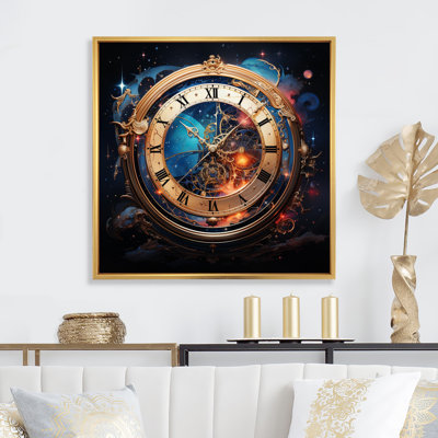 Horloge métaphysique sur toile