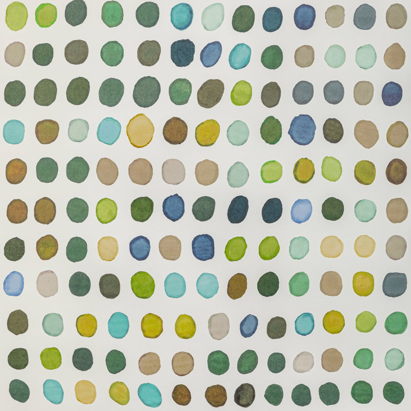 Rhapsody Twister 33' L x 28.35" W Wallpaper Roll, Kiwi/Slate
