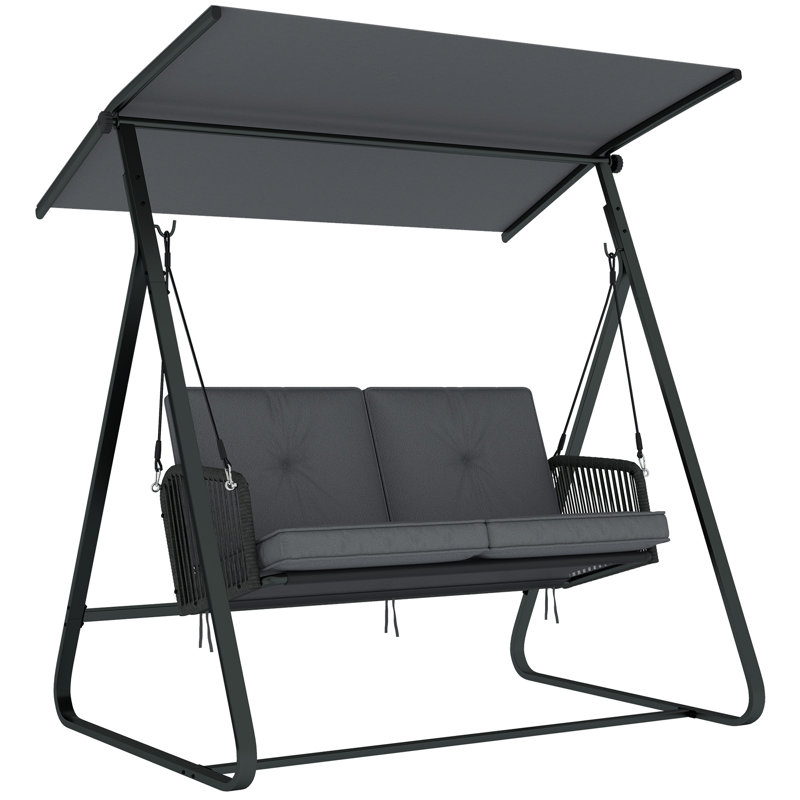 2 Person Porch Swing with Canopy