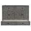 Lit pliable gris brossé avec rangement généreux. Maximisez votre espace de rangement spacieux. Améliorez la qualité de vie-579439514-579439517