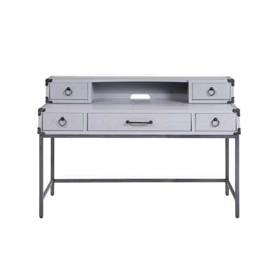 Gray Finish Writing Desk