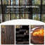 Banc à roulettes en bois pour 2 personnes Outsunny