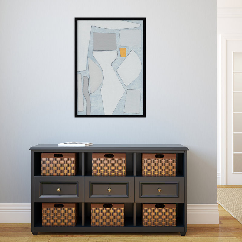 Elements Of The Chateau IV by Rob Delamater, Black, 41" H x 29" W x 1" D