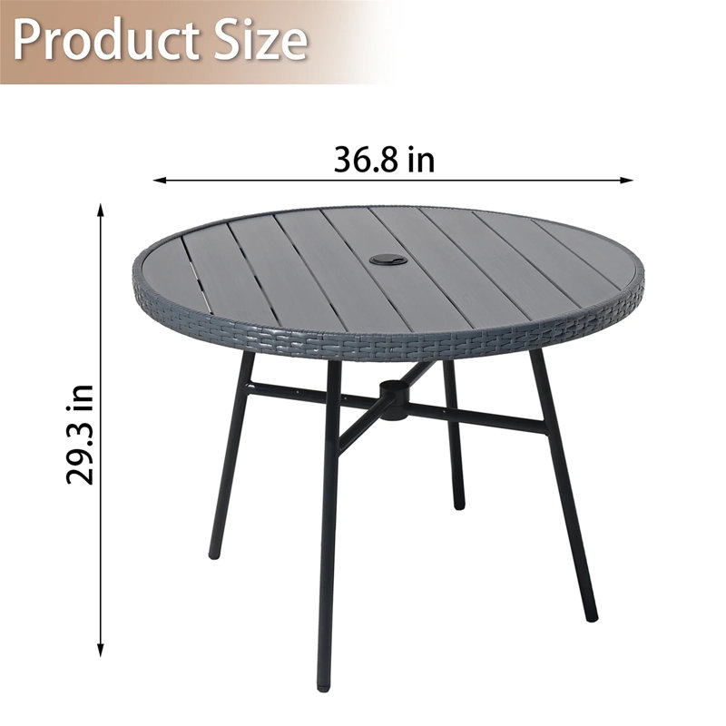 Outdoor Patio Round Dining Table