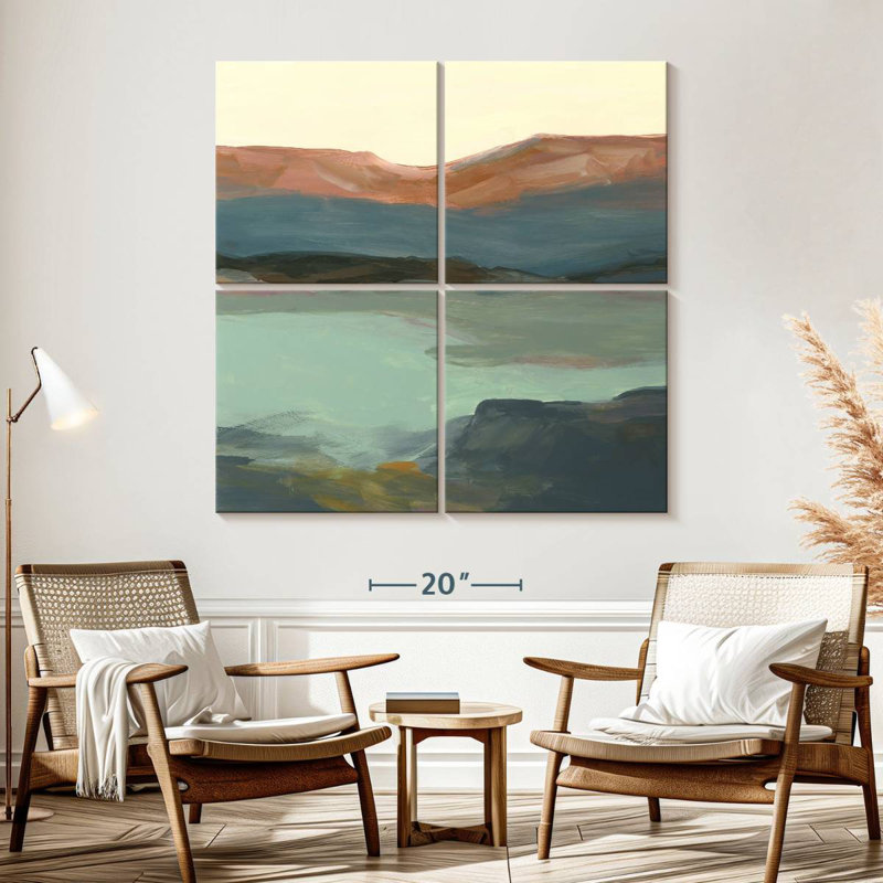 Rolling Bluffs, 57" H x 57" W