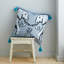 Tembo Elephant Tassel Scatter Cushion with Filling-66221782