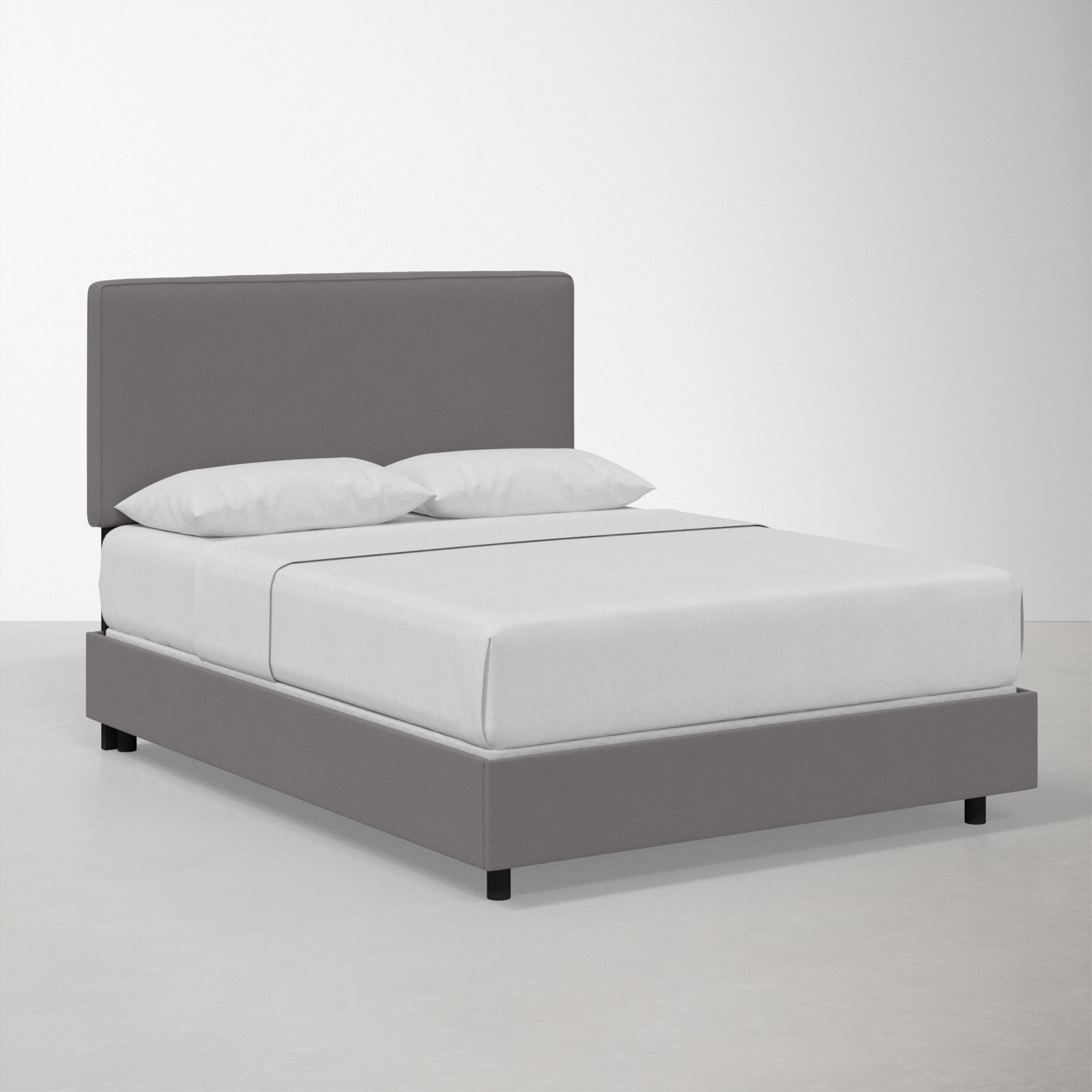 Marquise Upholstered Bed, Queen, Classic Otter Performance Velvet