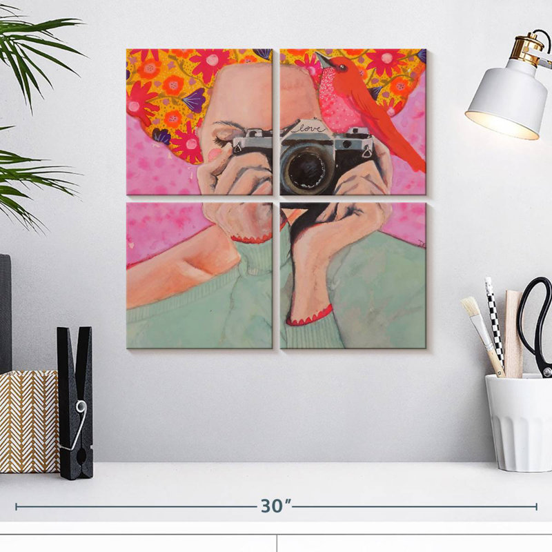 Leisha Cliche, 18" H x 18" W