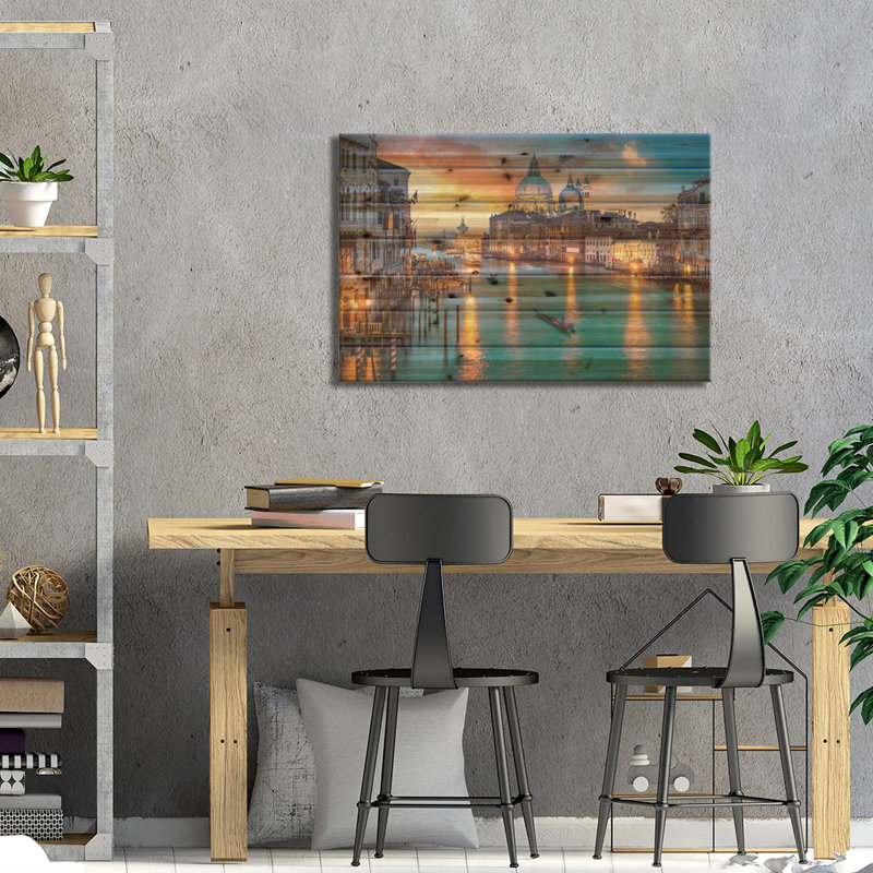 Grand Canal I, H 18 po x l 26 po x P 1,5 po
