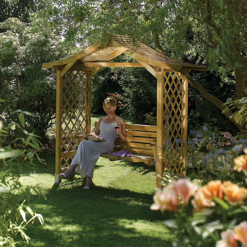 Rowlinson Dartmouth Swing Seat Arbour
