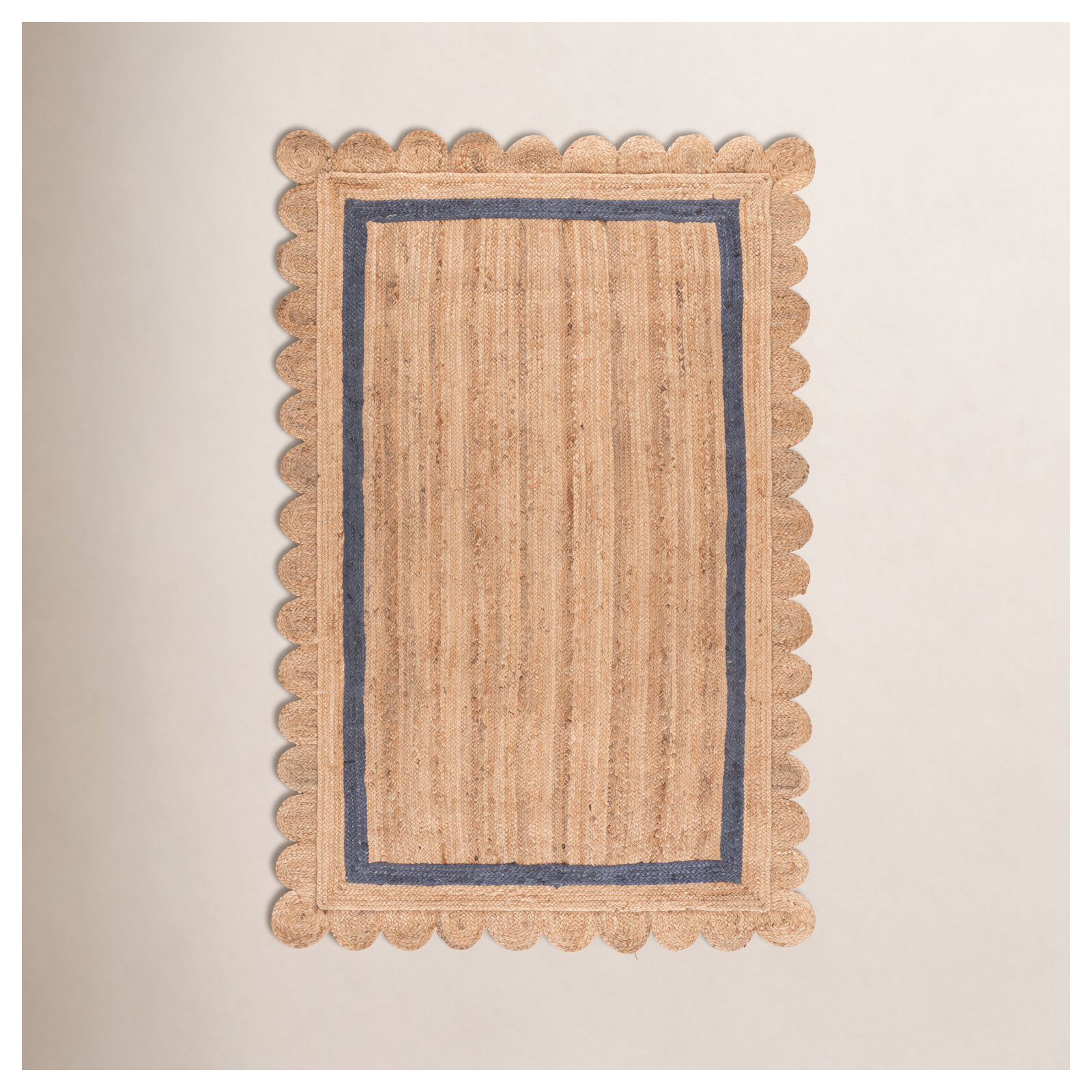 Inkai Jute/Sisal Area Rug, Rectangle 6' x 9'